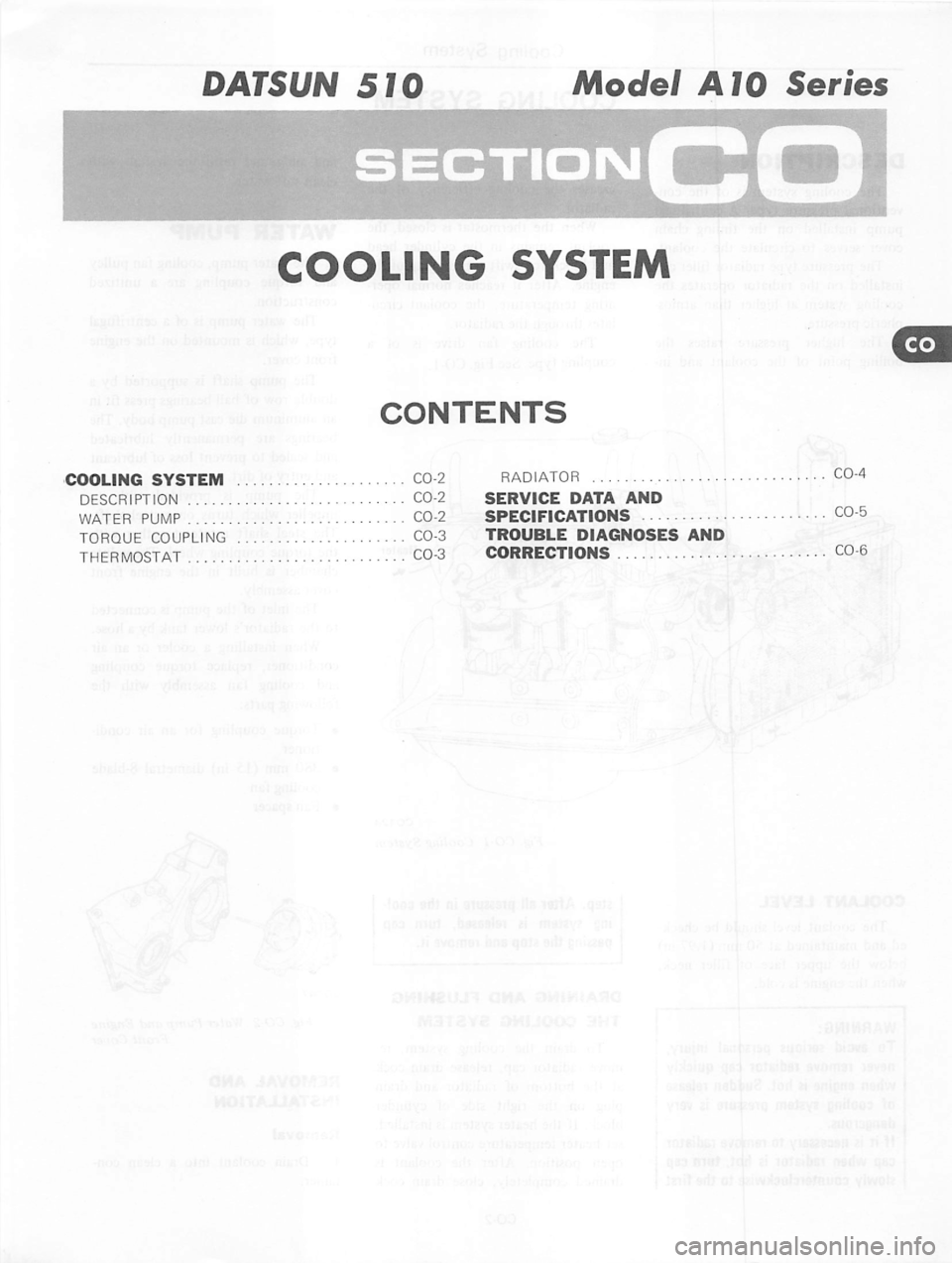 DATSUN 280Z 1977  Service Manual PDF 