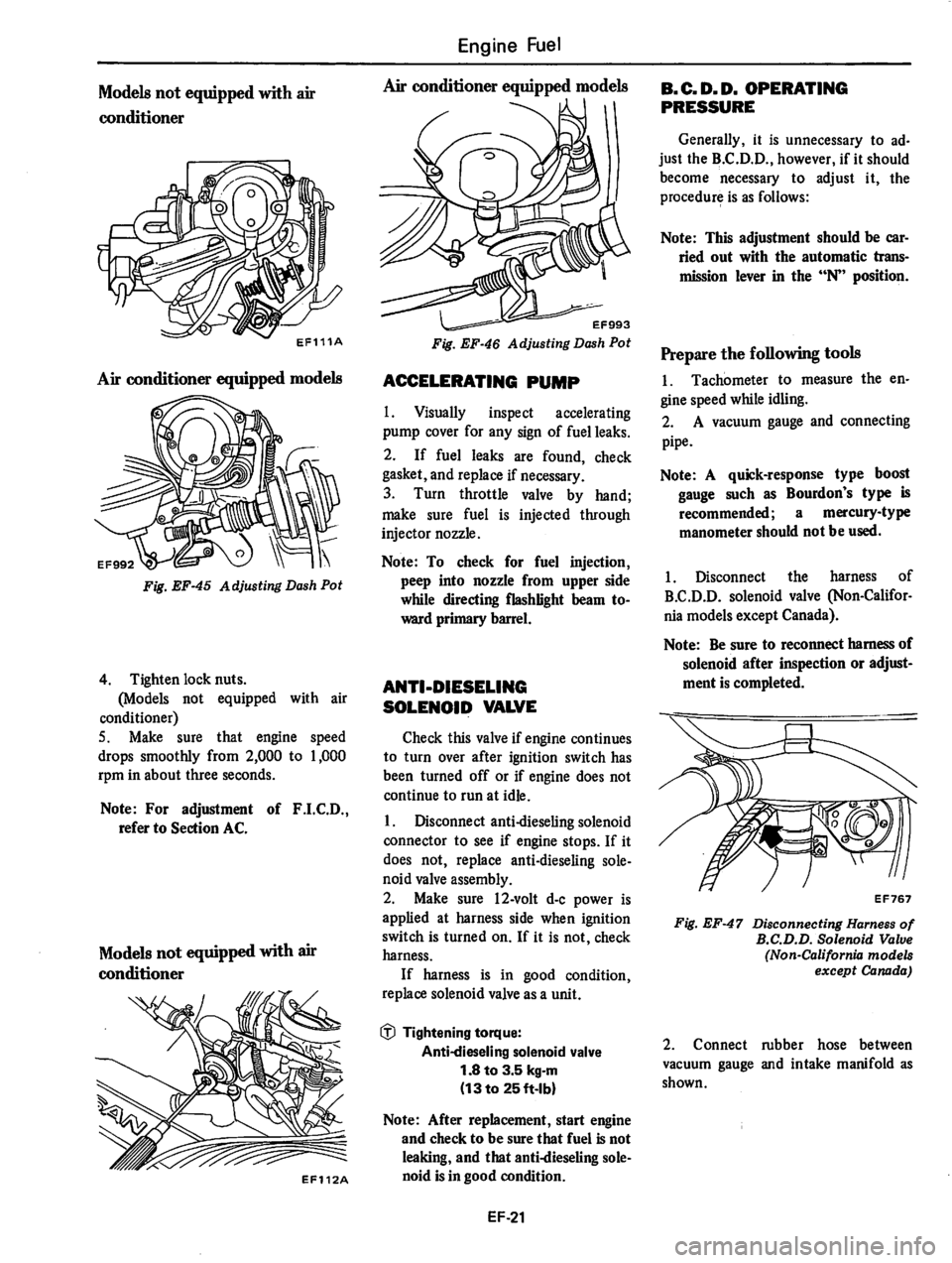 DATSUN 280Z 1977  Service Owners Manual 