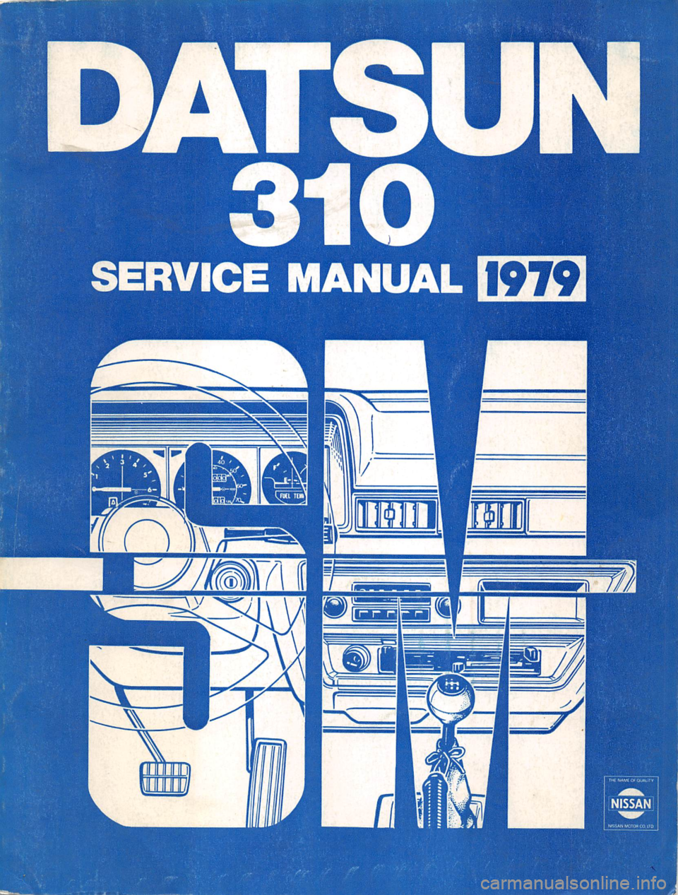 DATSUN 310 1979  Service Repair Manual 