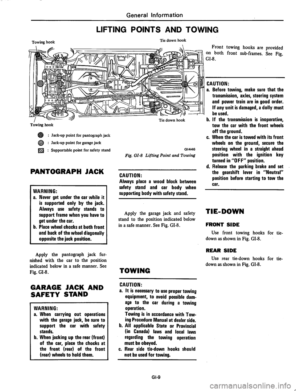 DATSUN 310 1979  Service User Guide 