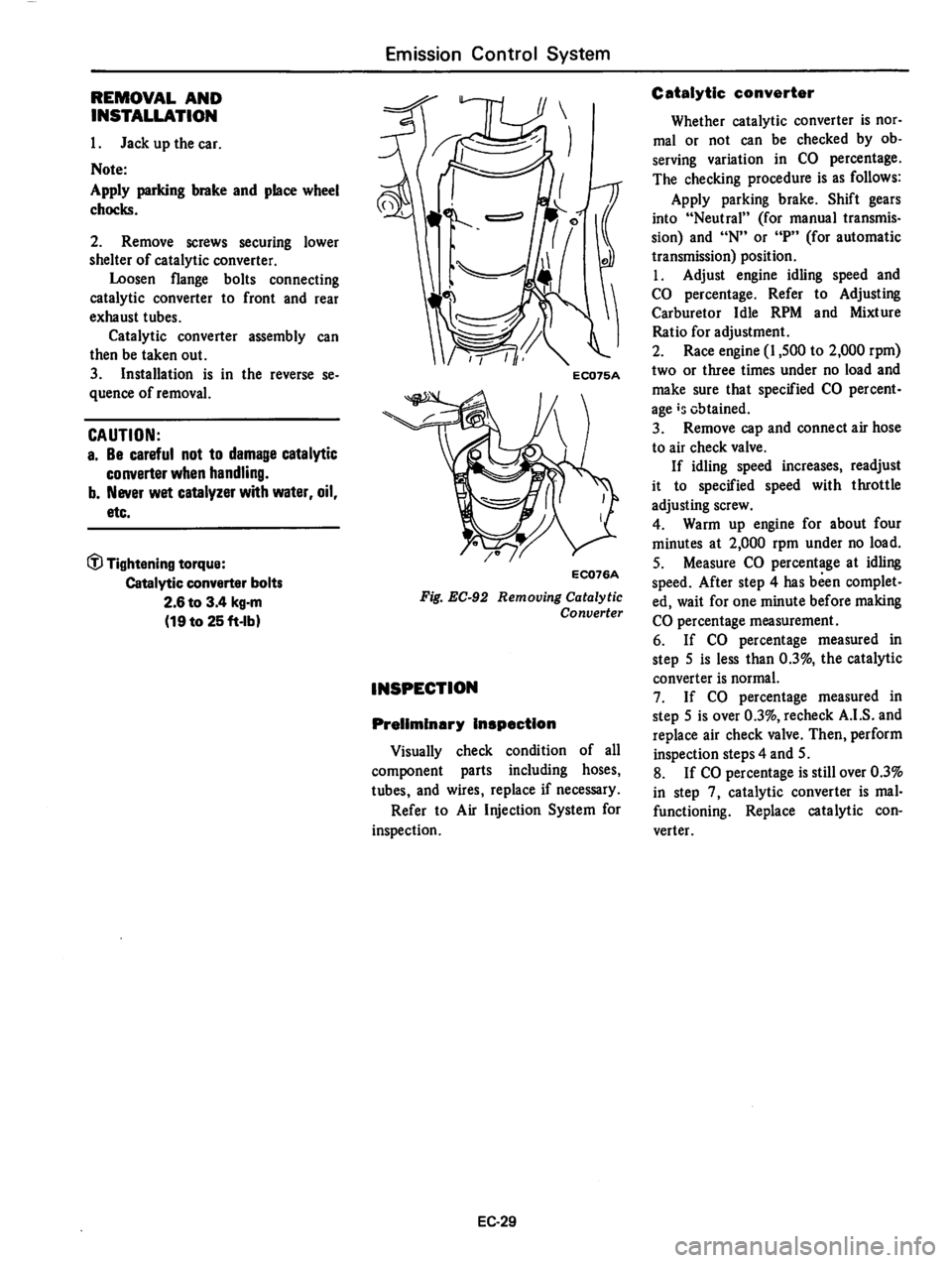 DATSUN 310 1979 Service Repair Manual DATSUN 310 1979 Service Repair Manual