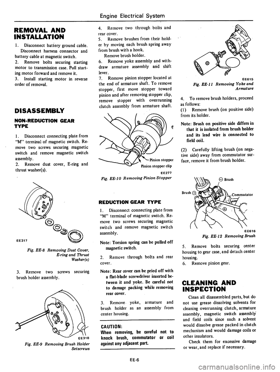 DATSUN 310 1979 Service Repair Manual DATSUN 310 1979 Service Repair Manual
