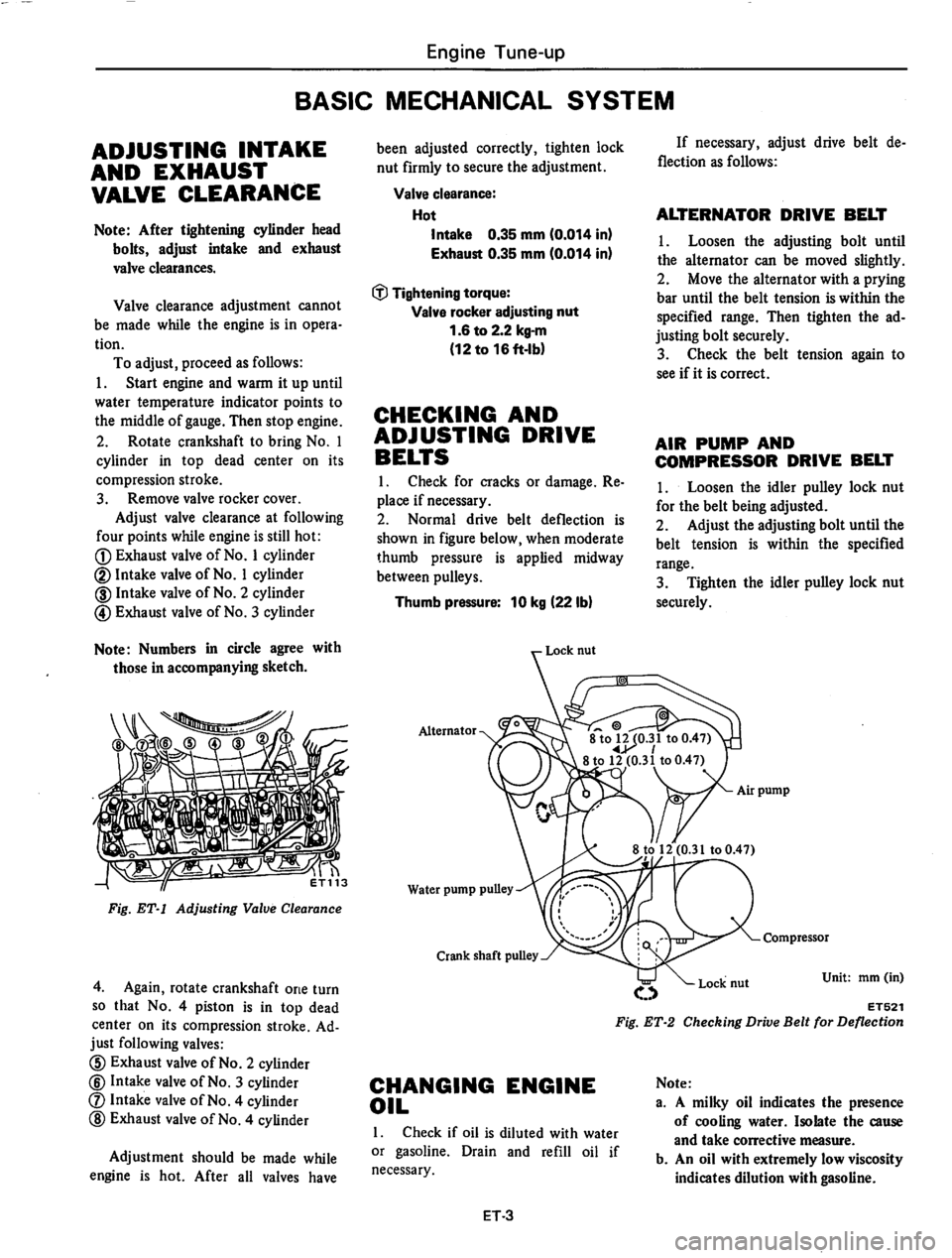 DATSUN 310 1979  Service User Guide 