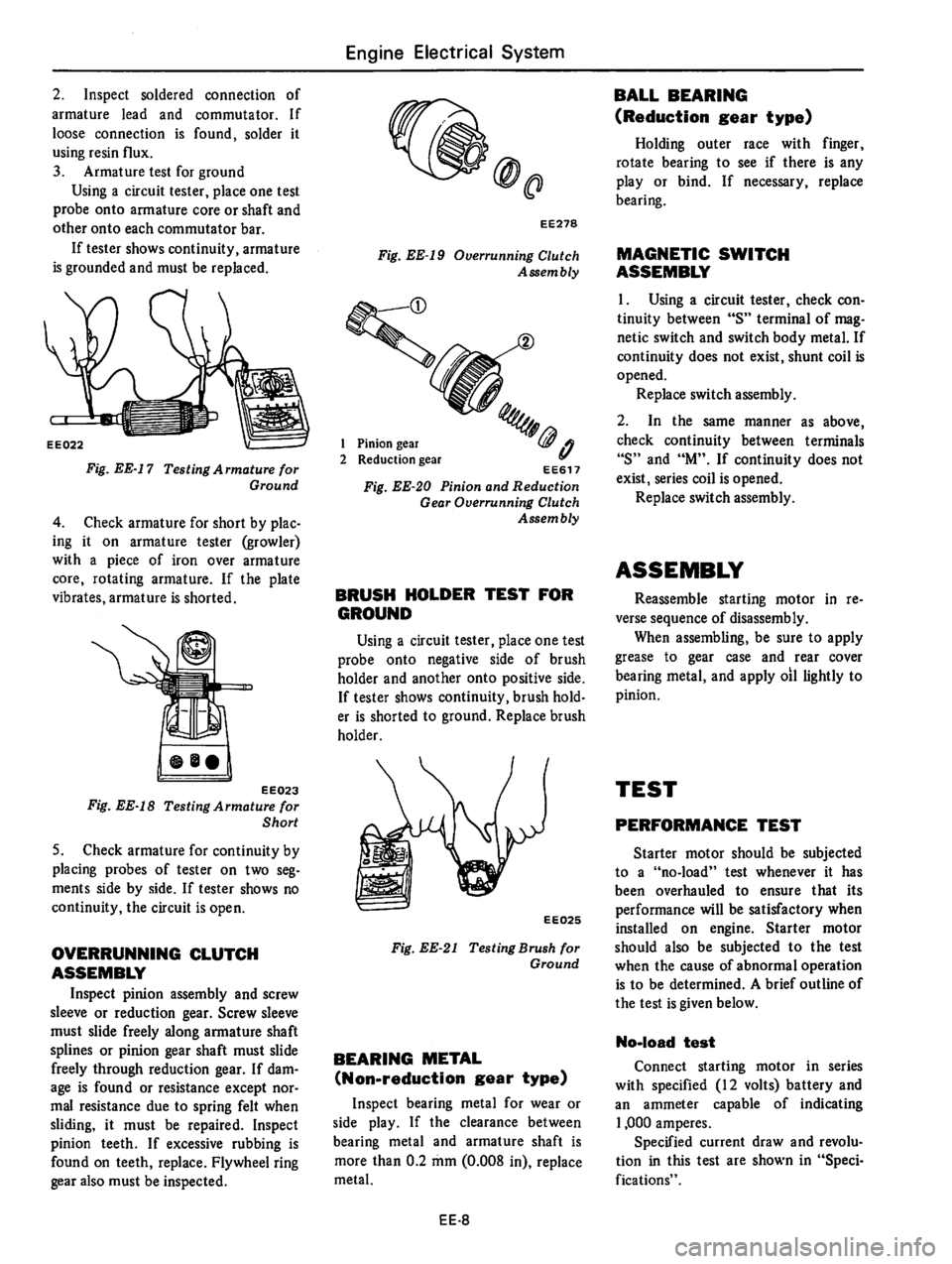 DATSUN 310 1979  Service Repair Manual 