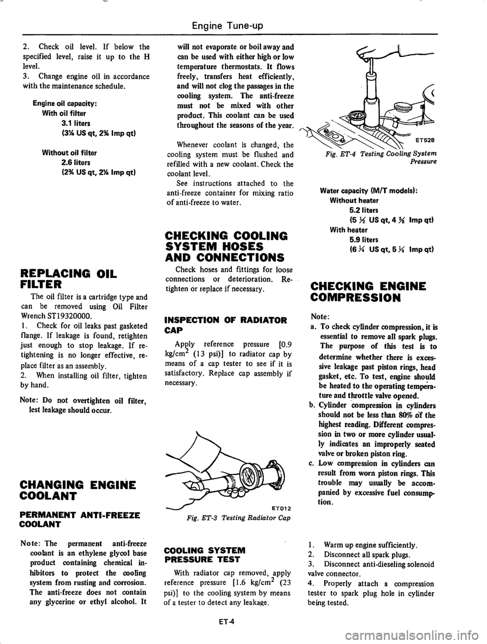 DATSUN 310 1979  Service User Guide 