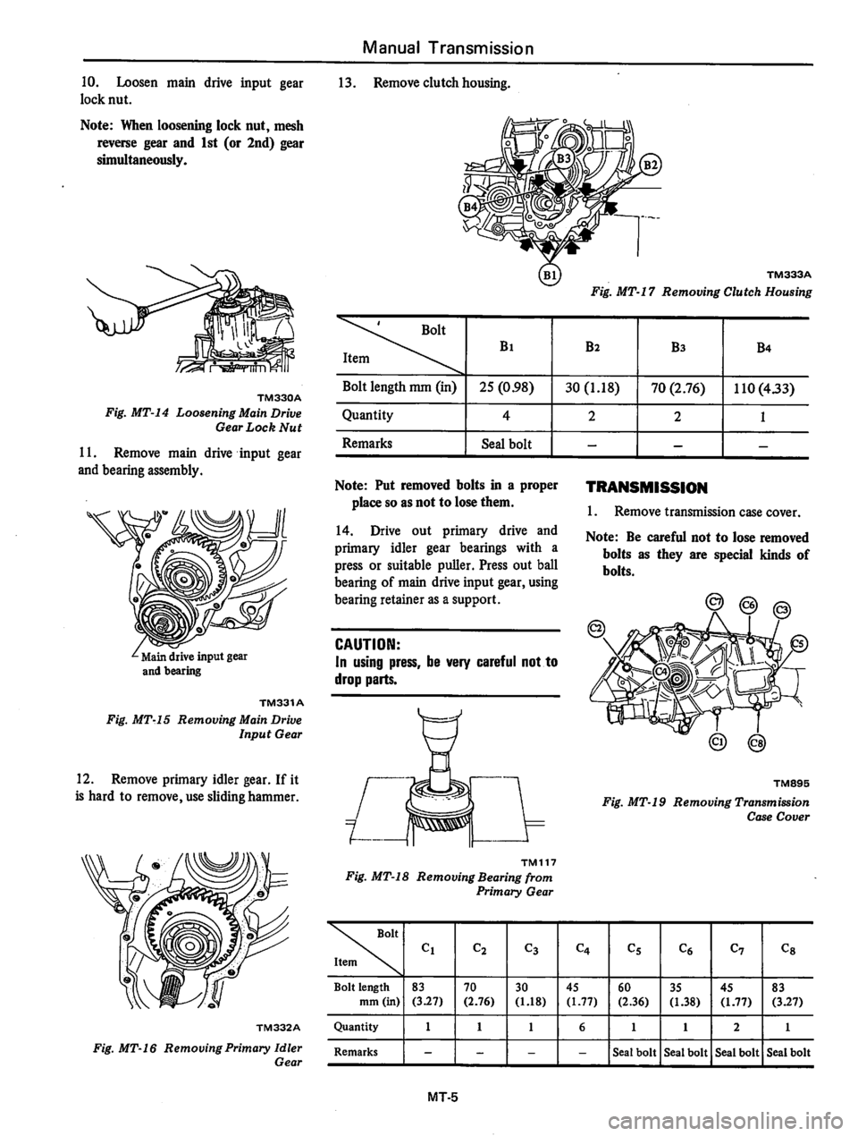 DATSUN 310 1979 Service Repair Manual DATSUN 310 1979 Service Repair Manual