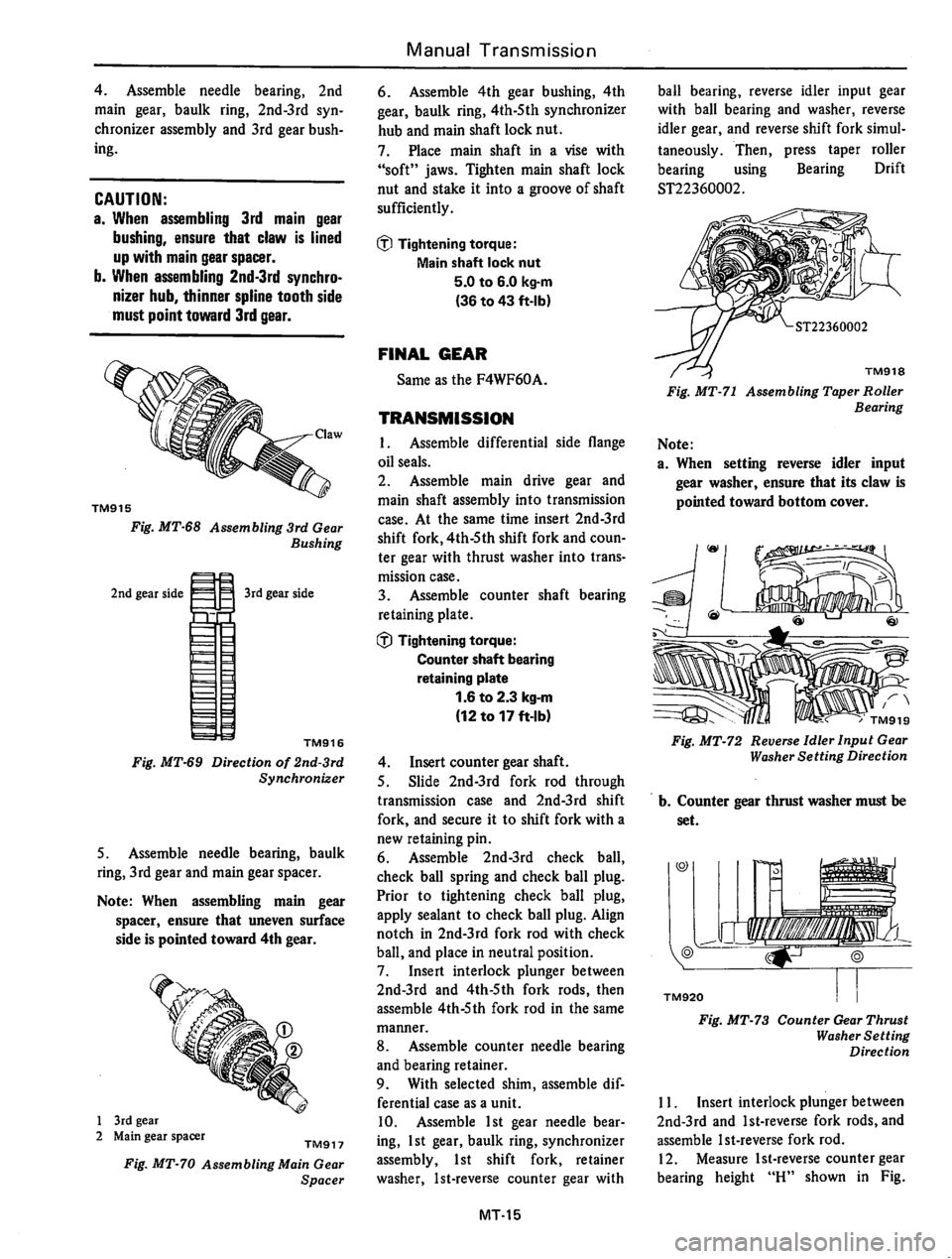 DATSUN 310 1979 Service Repair Manual DATSUN 310 1979 Service Repair Manual