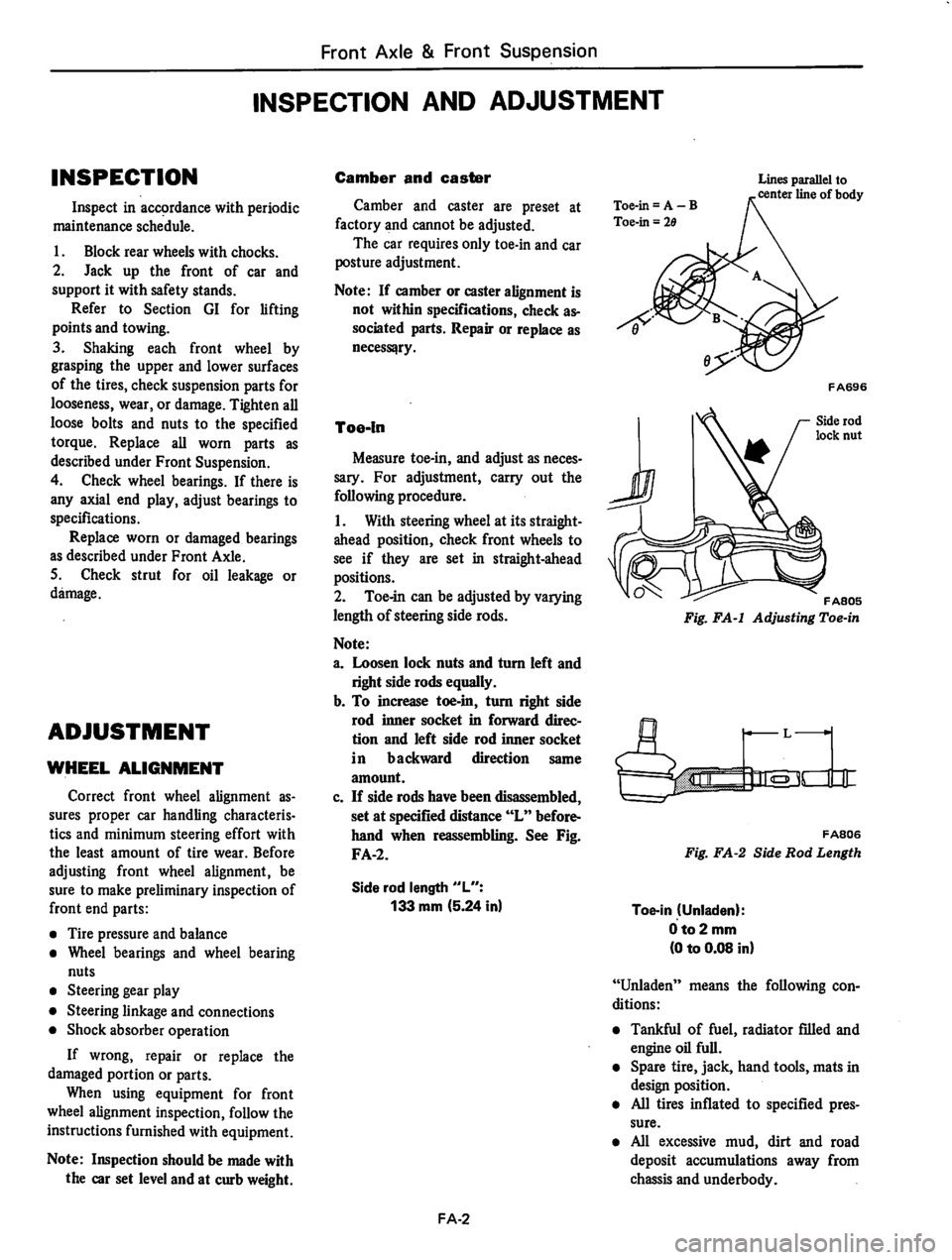 DATSUN 310 1979 Service Repair Manual DATSUN 310 1979 Service Repair Manual
