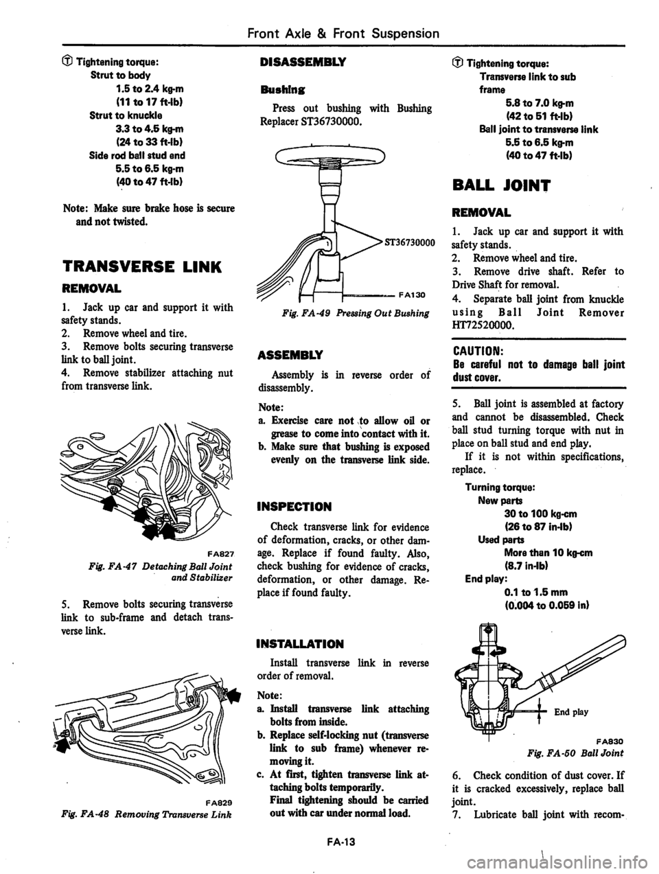 DATSUN 310 1979 Service Repair Manual DATSUN 310 1979 Service Repair Manual