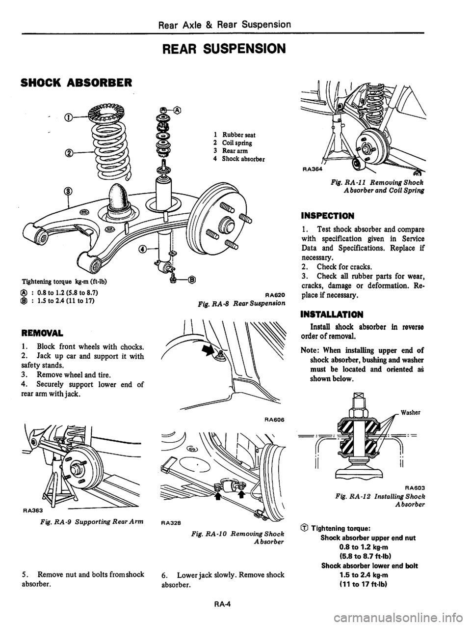 DATSUN 310 1979 Service Repair Manual DATSUN 310 1979 Service Repair Manual