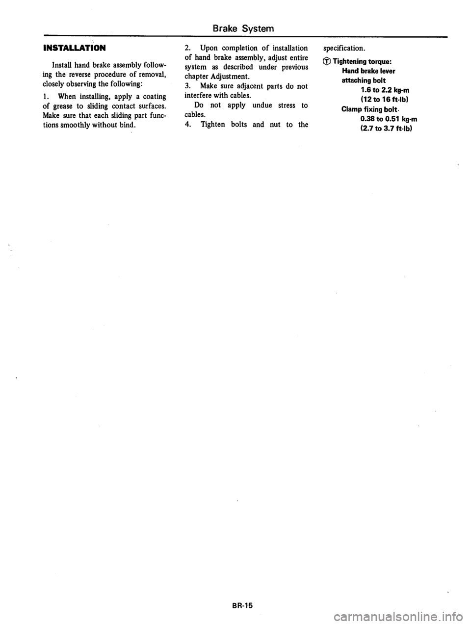 DATSUN 310 1979  Service Repair Manual 