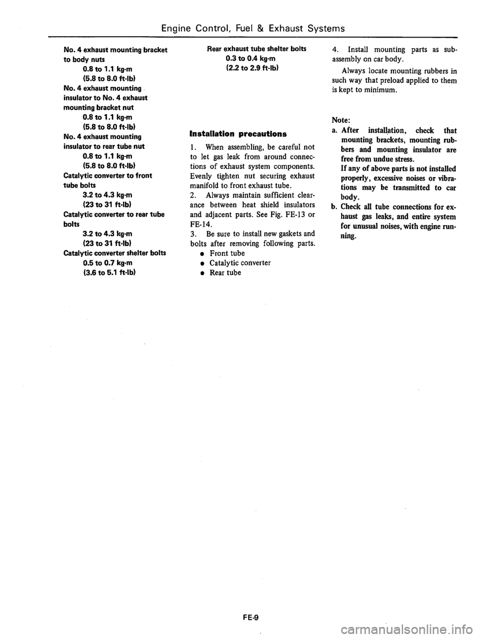 DATSUN 310 1979  Service Repair Manual 