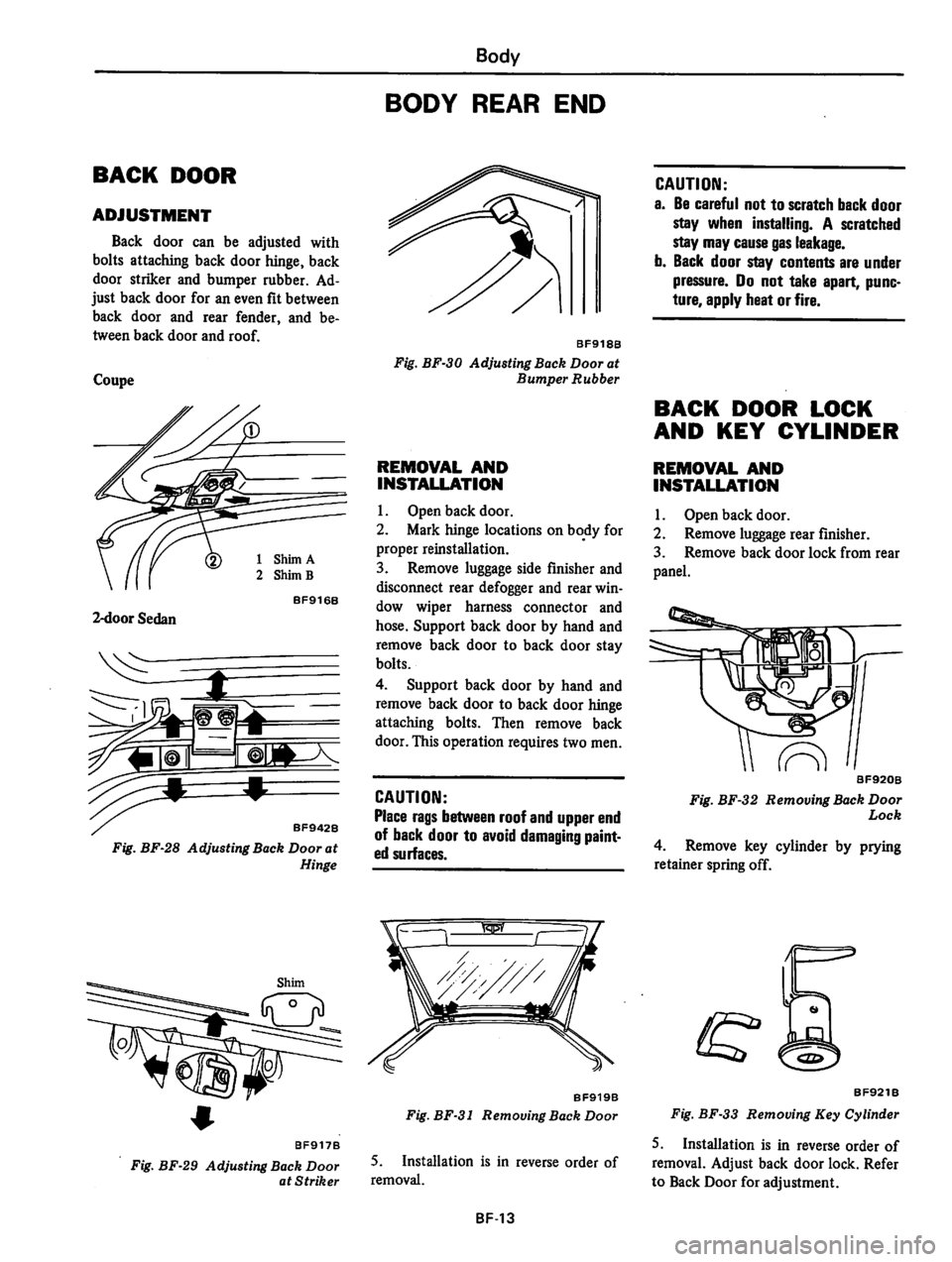 DATSUN 310 1979 Service Repair Manual DATSUN 310 1979 Service Repair Manual