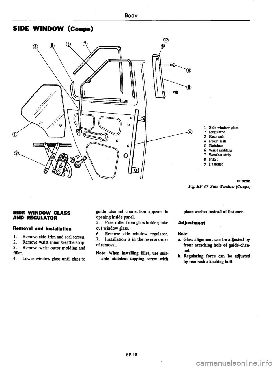 DATSUN 310 1979  Service Repair Manual 