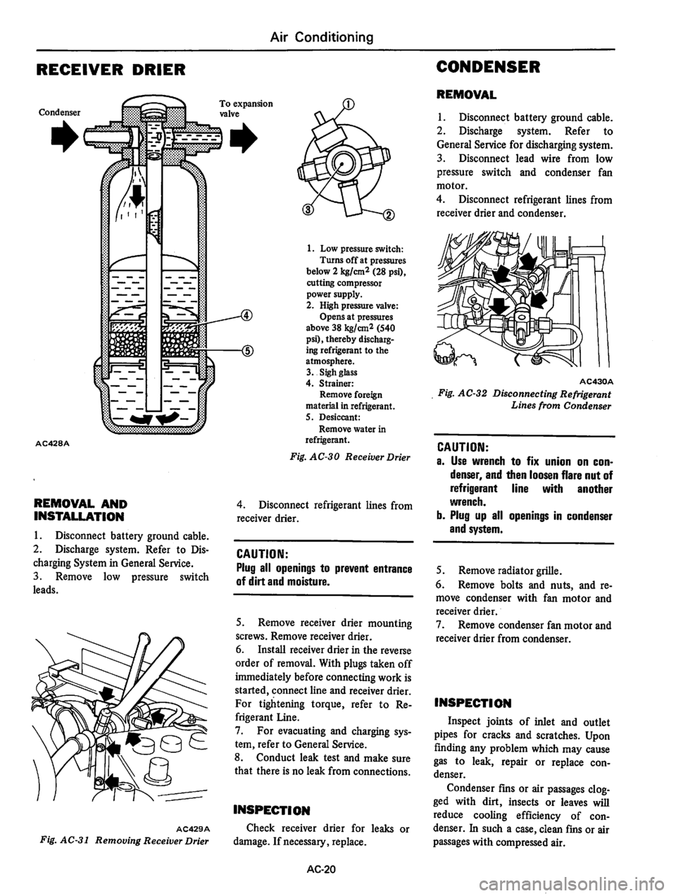 DATSUN 310 1979  Service Repair Manual 