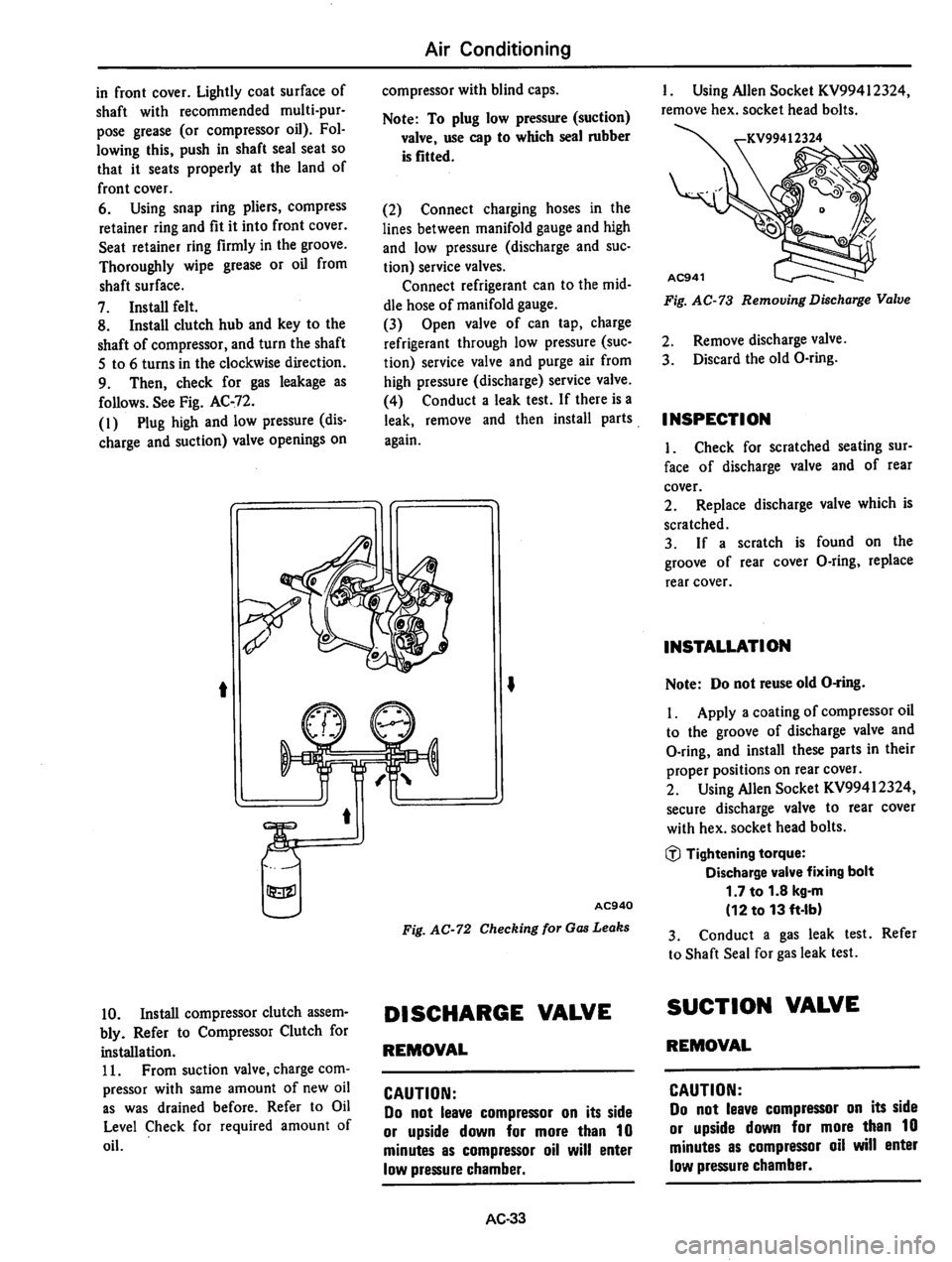 DATSUN 310 1979  Service Repair Manual 