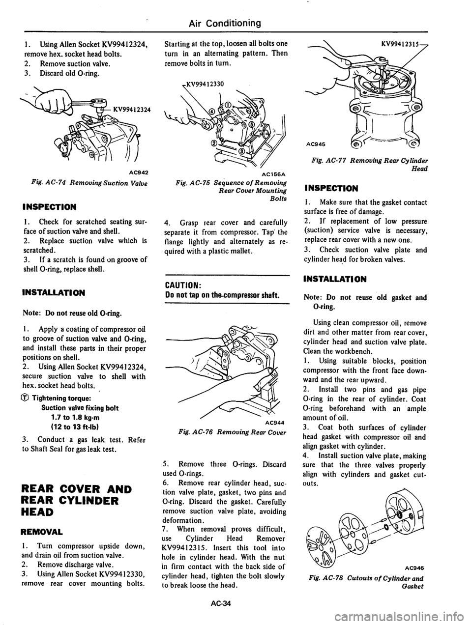 DATSUN 310 1979  Service Repair Manual 