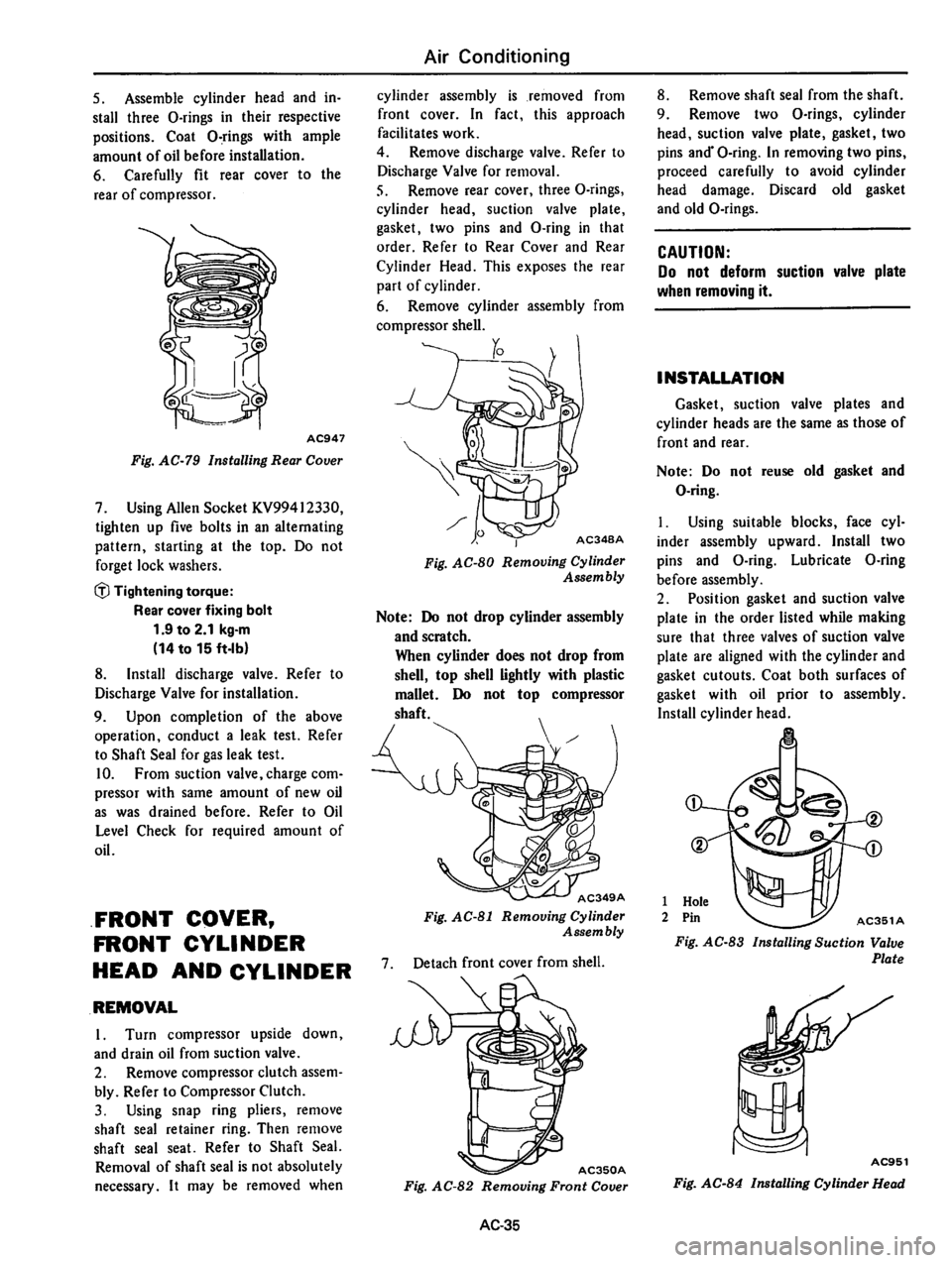 DATSUN 310 1979  Service Repair Manual 