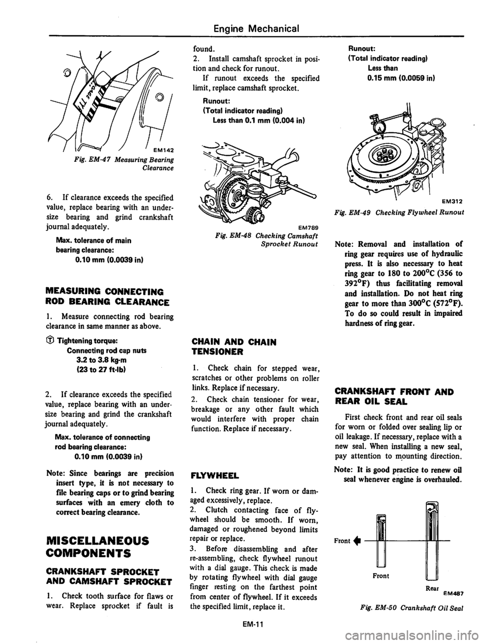 DATSUN 310 1979 Service Service Manual DATSUN 310 1979 Service Service Manual