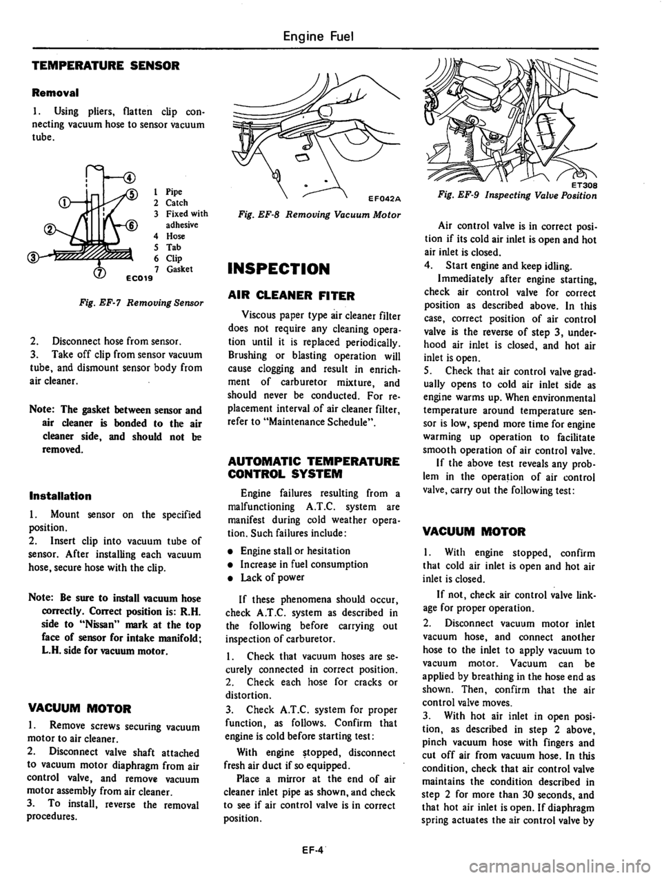 DATSUN 310 1979  Service Manual Online 