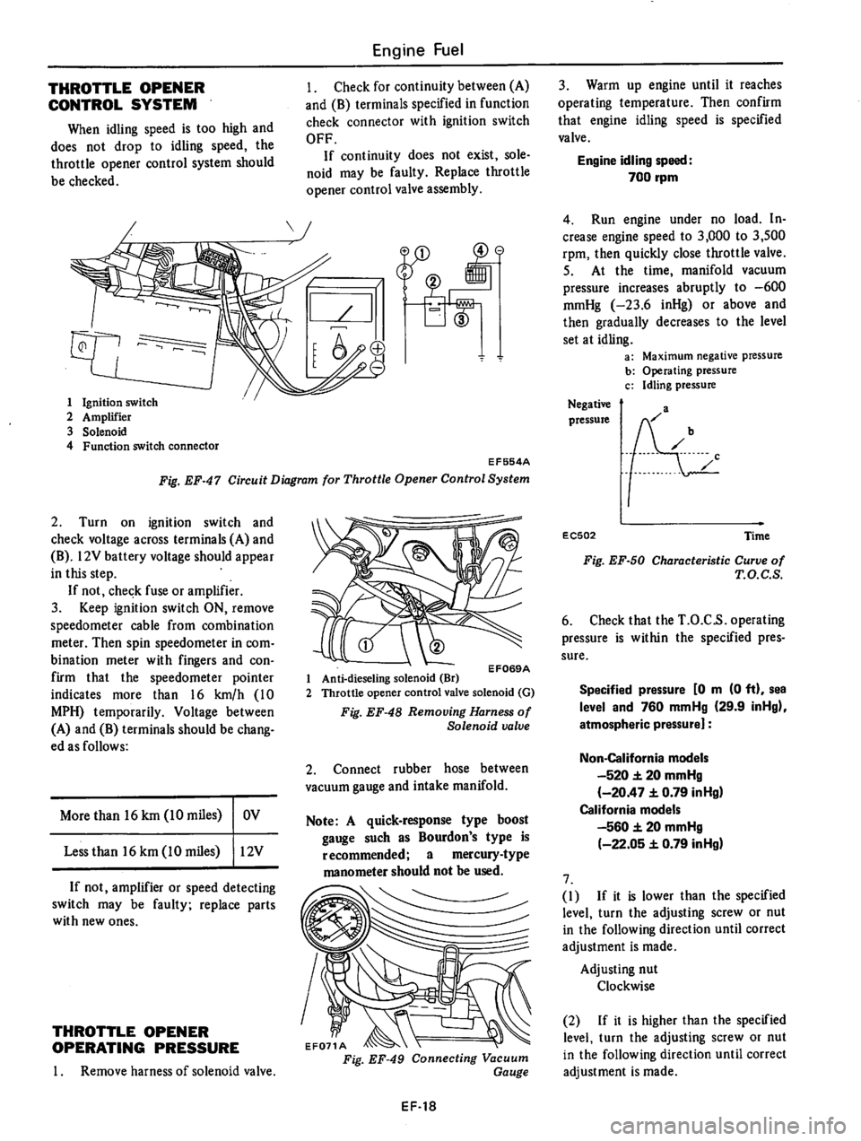 DATSUN 310 1979  Service Owners Manual 