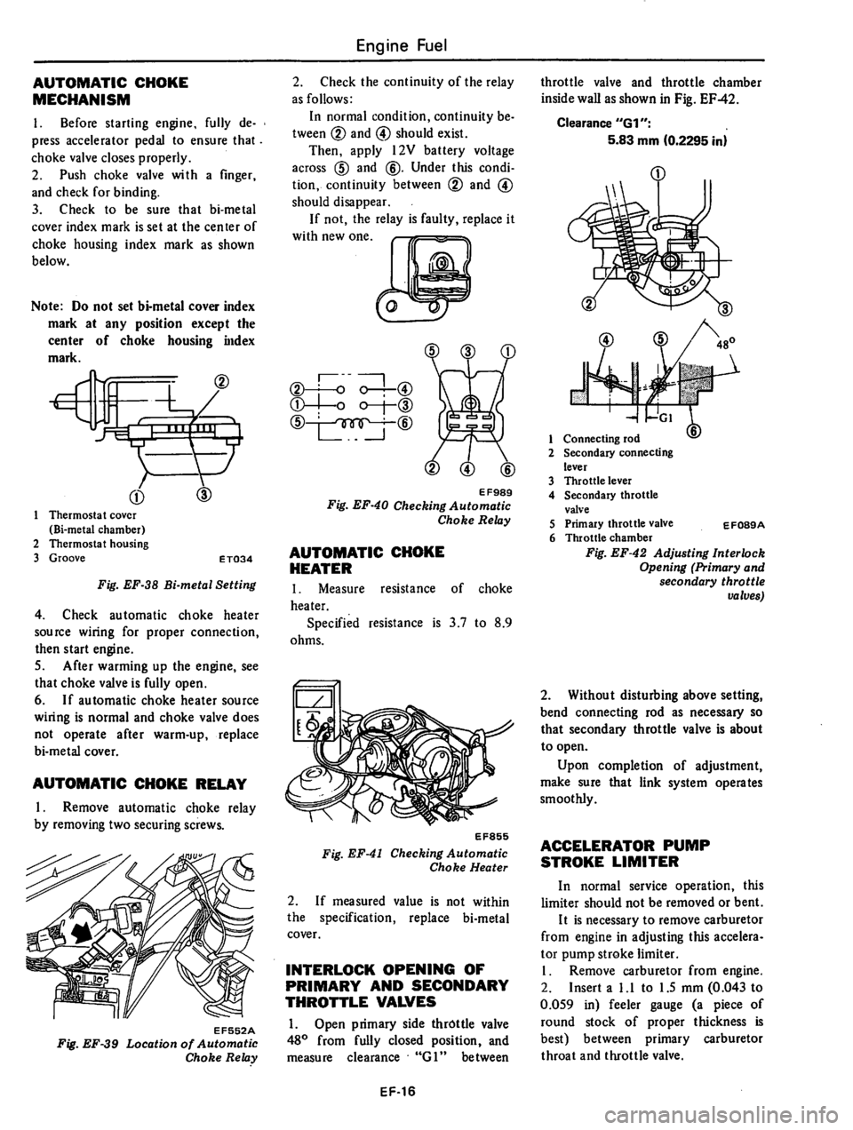 DATSUN 310 1979  Service Owners Manual 