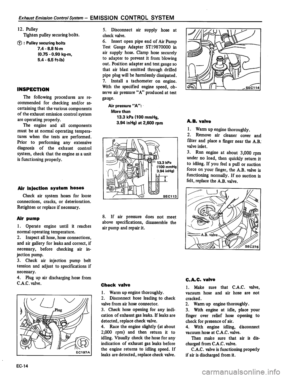 DATSUN 310 1980  Service Repair Manual 