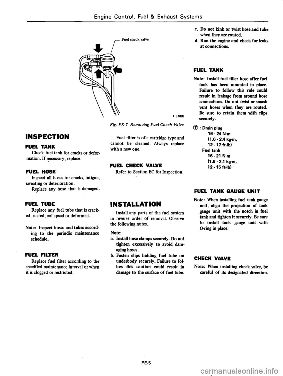 DATSUN 310 1980  Service Repair Manual 