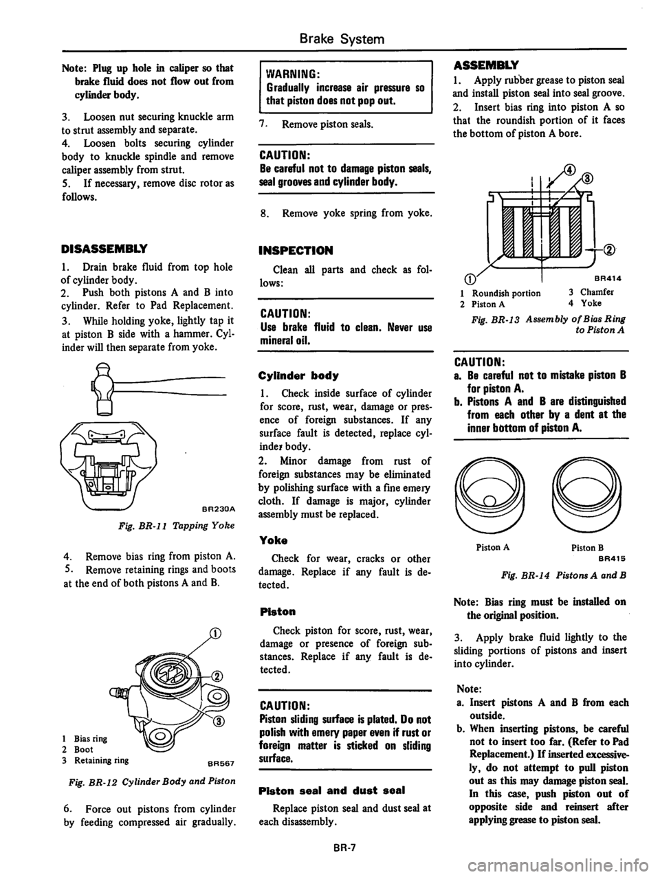 DATSUN 310 1980  Service Repair Manual 