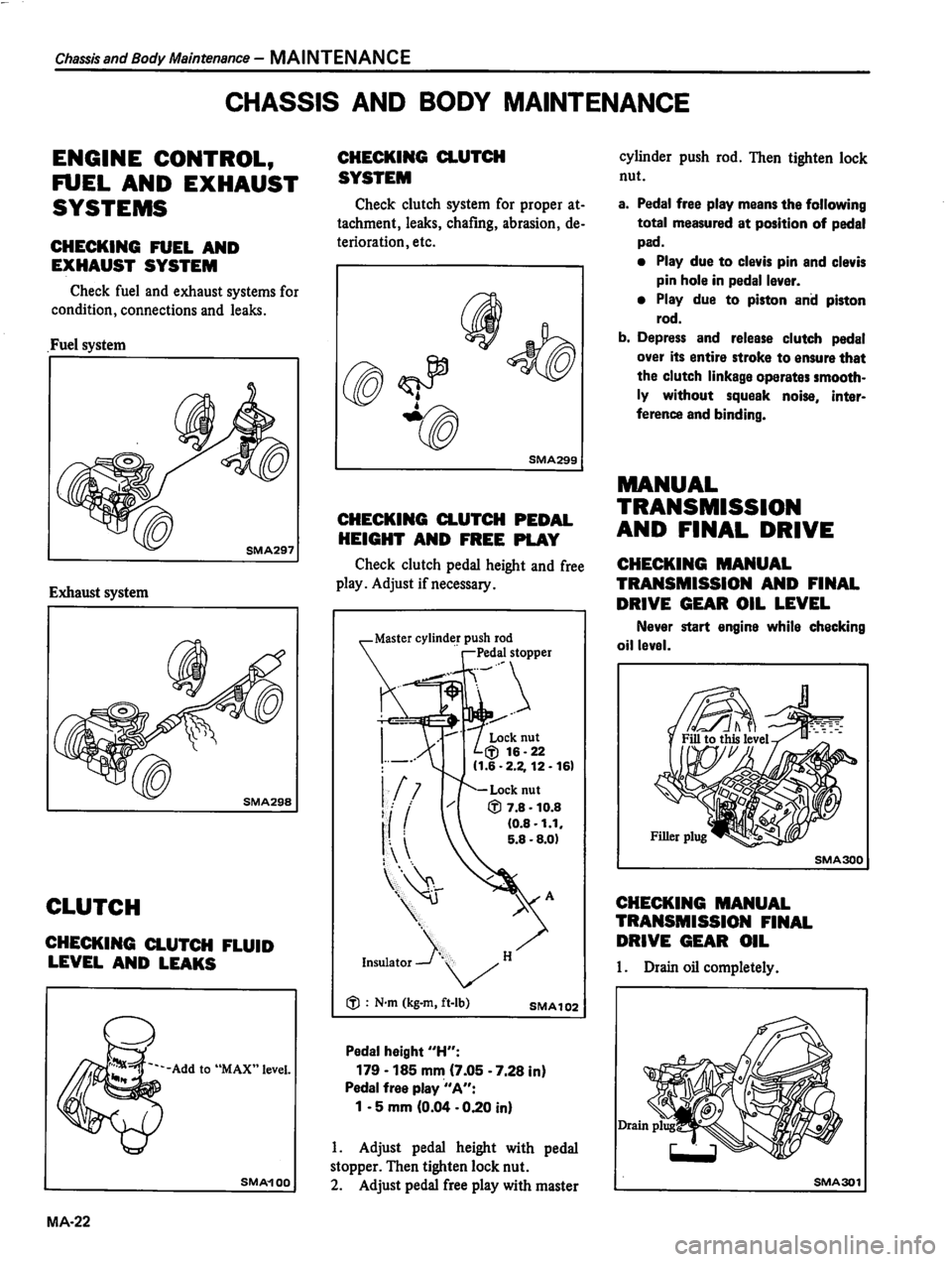 DATSUN 310 1980  Service Owners Manual 
