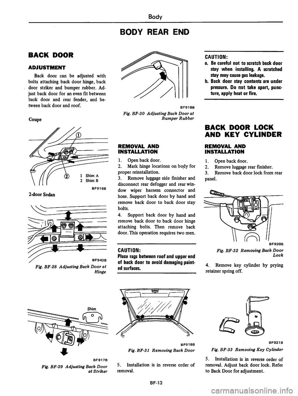 DATSUN 310 1980  Service Repair Manual 