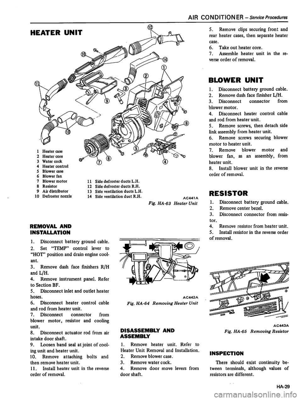 DATSUN 310 1980  Service Repair Manual 