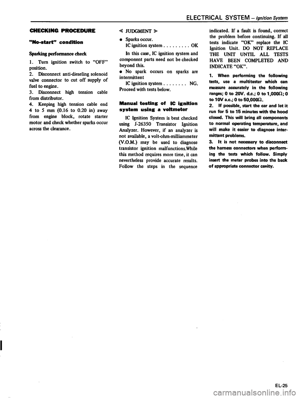 DATSUN 310 1980 Service Repair Manual DATSUN 310 1980 Service Repair Manual