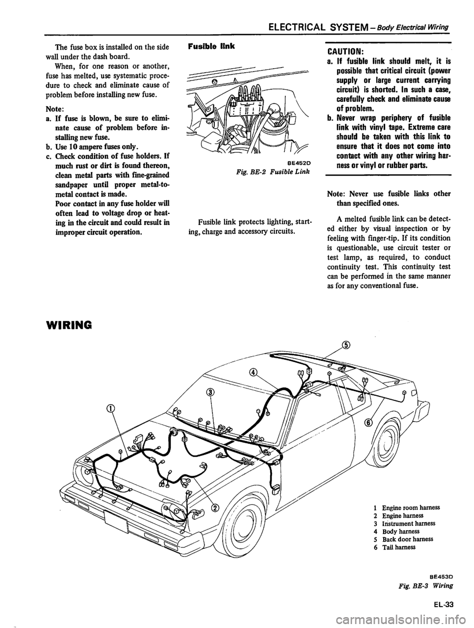 DATSUN 310 1980  Service Repair Manual 