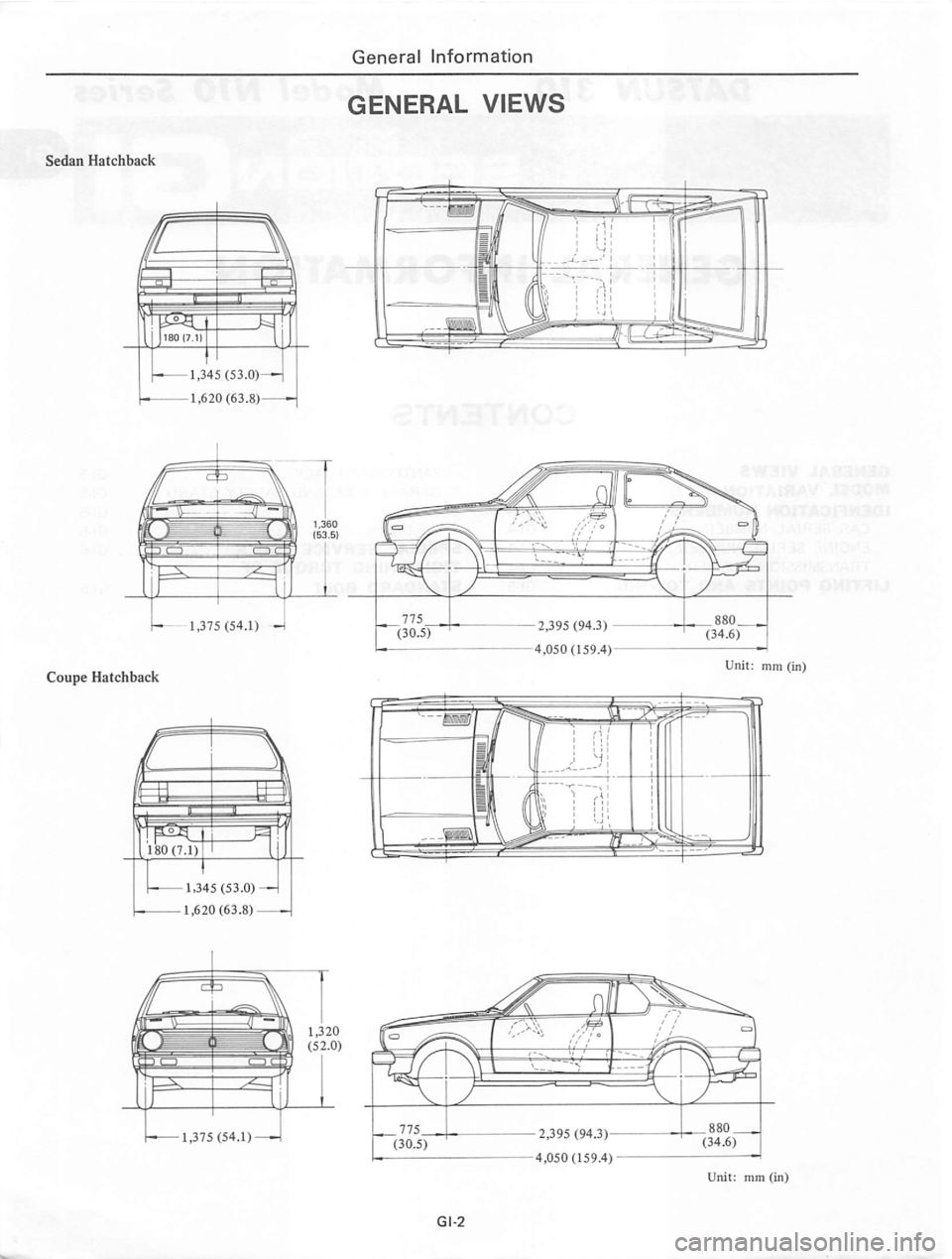 DATSUN 310 1980  Service Repair Manual 