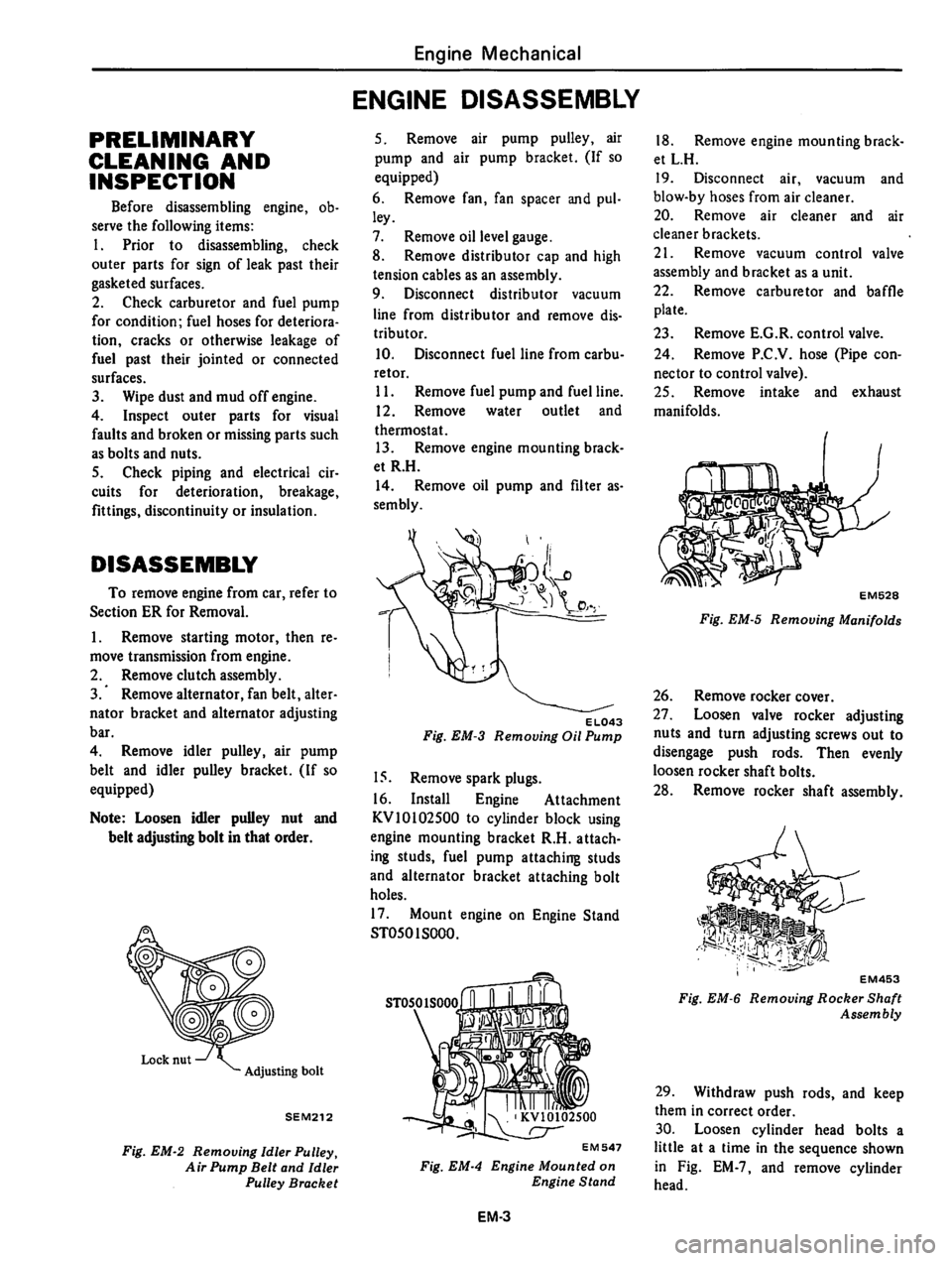 DATSUN 310 1980 Service Service Manual DATSUN 310 1980 Service Service Manual