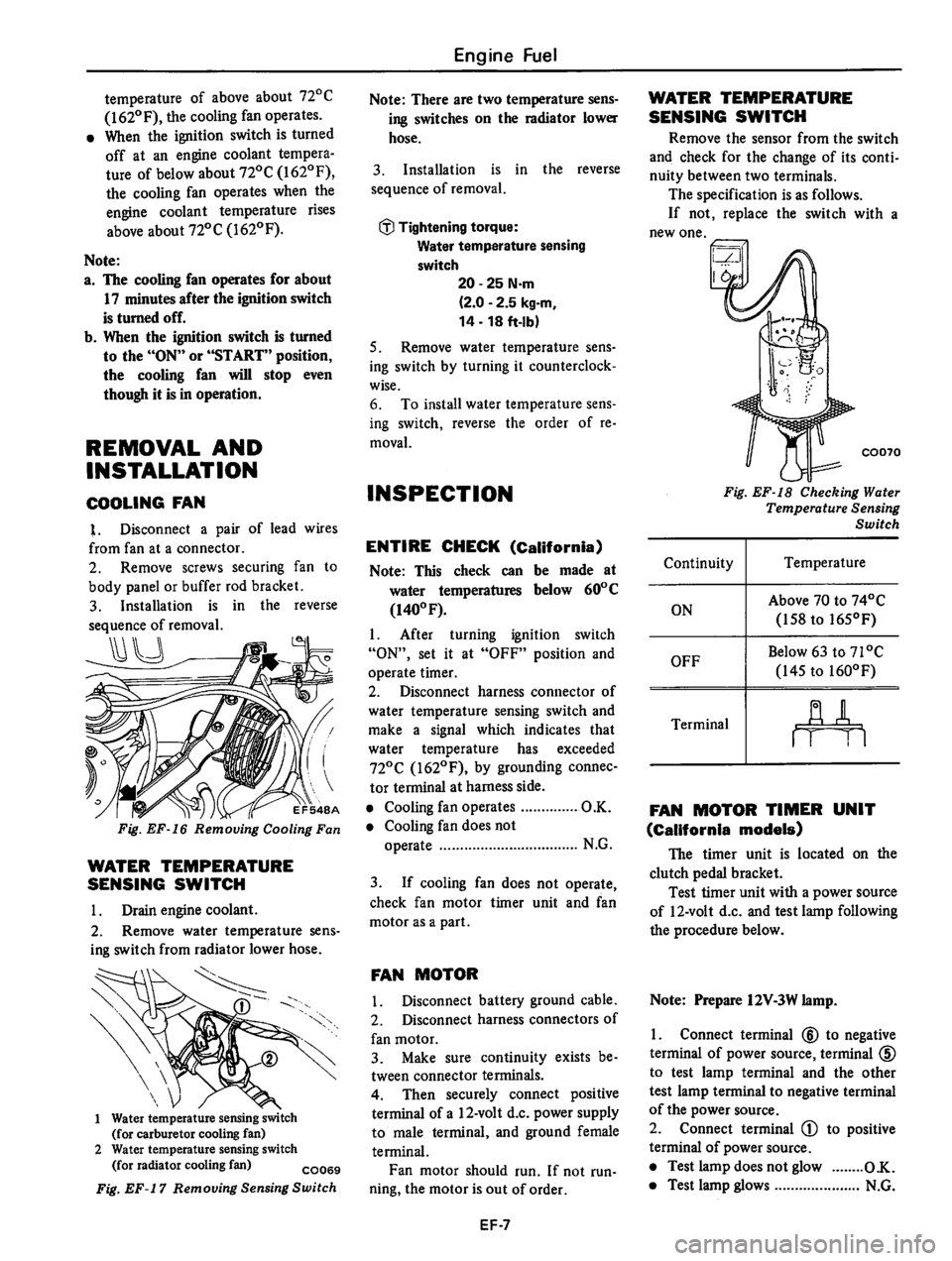 DATSUN 310 1980 Service Manual Online DATSUN 310 1980 Service Manual Online