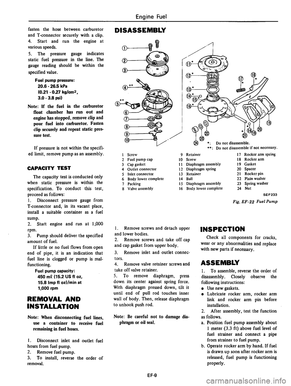 DATSUN 310 1980 Service Owners Manual DATSUN 310 1980 Service Owners Manual
