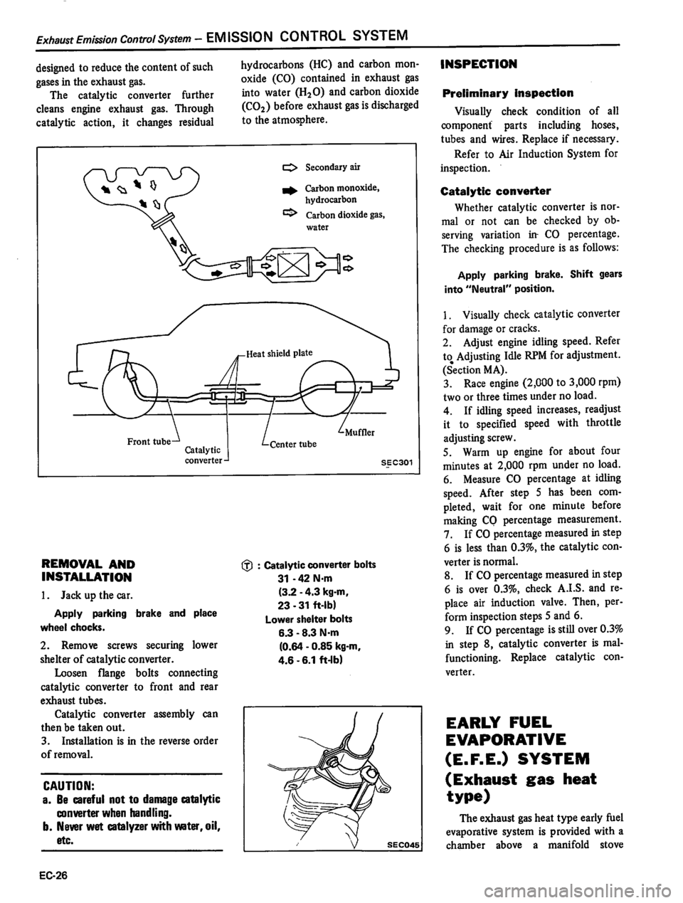 DATSUN 310 1981 Service Repair Manual DATSUN 310 1981 Service Repair Manual