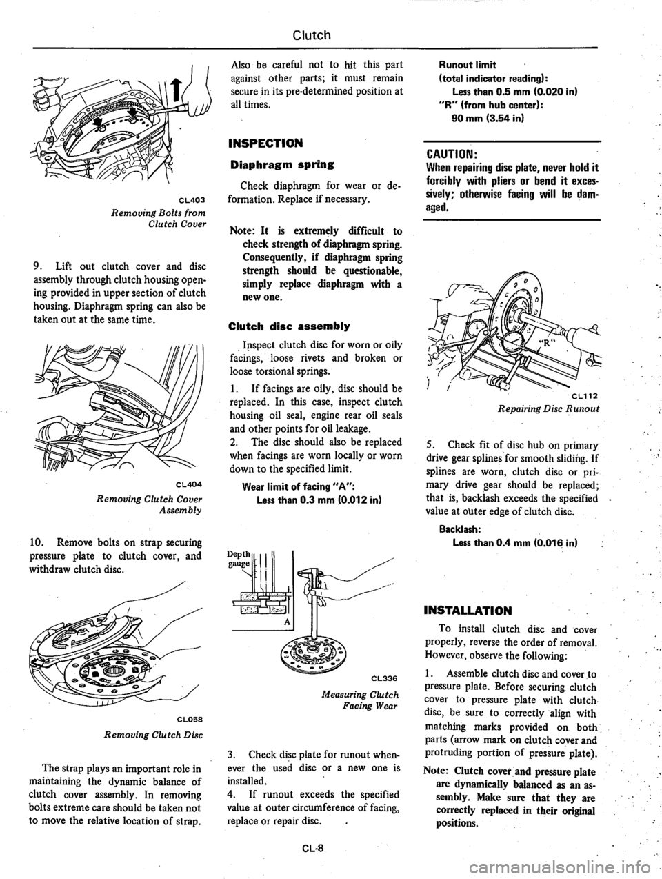 DATSUN 310 1981  Service Repair Manual 