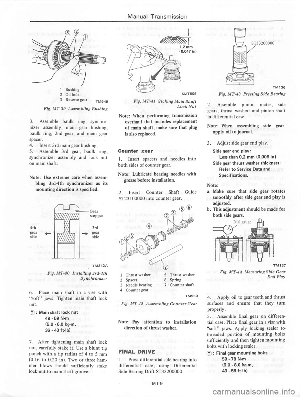 DATSUN 310 1981  Service Repair Manual 