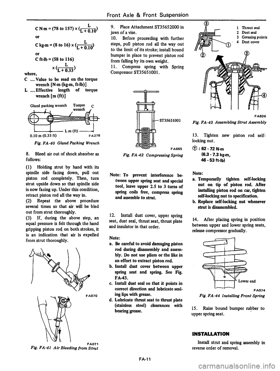 DATSUN 310 1981  Service Repair Manual 