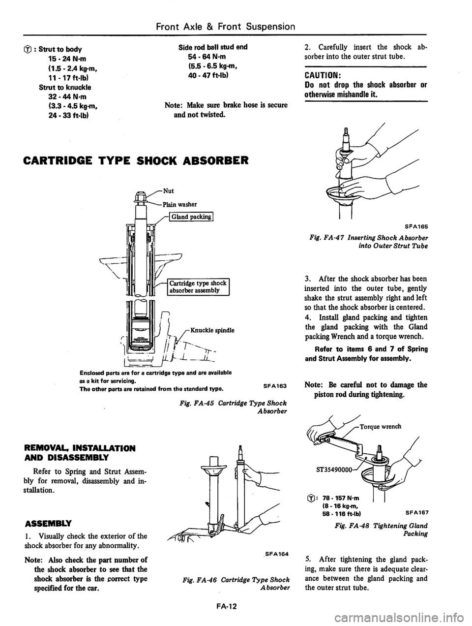 DATSUN 310 1981  Service Repair Manual 