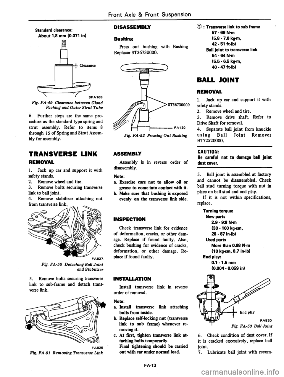 DATSUN 310 1981  Service Repair Manual 