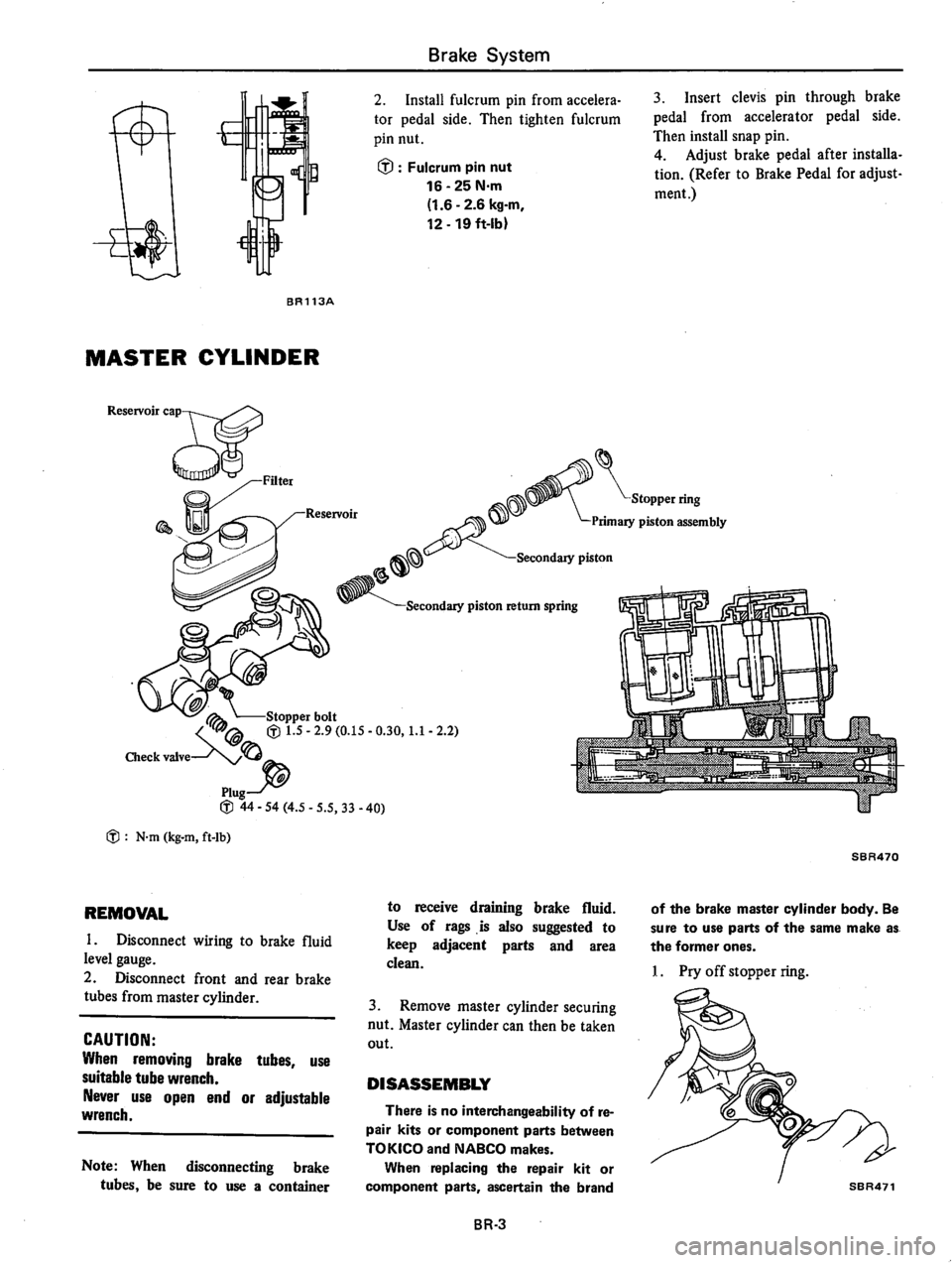 DATSUN 310 1981  Service Repair Manual 