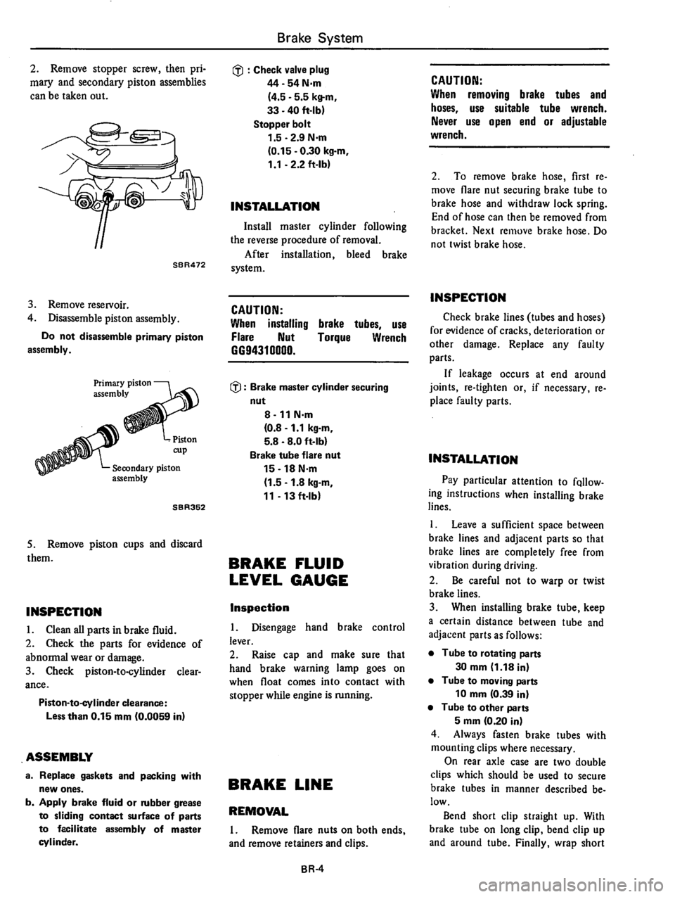 DATSUN 310 1981  Service Repair Manual 
