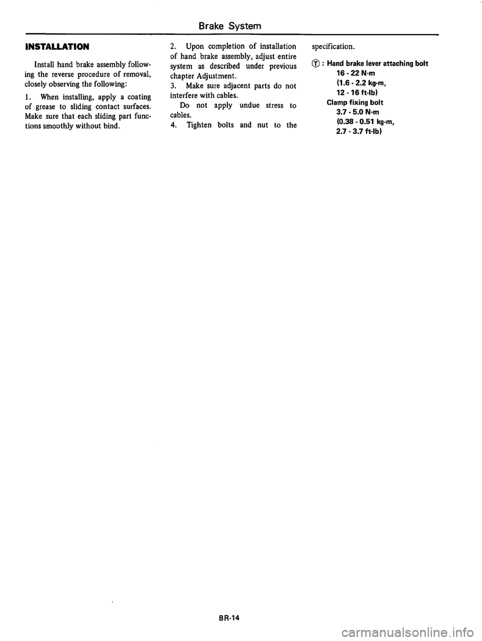 DATSUN 310 1981  Service Repair Manual 