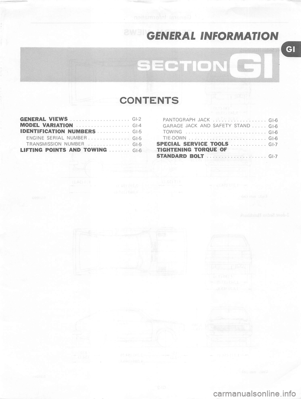 DATSUN 310 1981  Service Repair Manual 