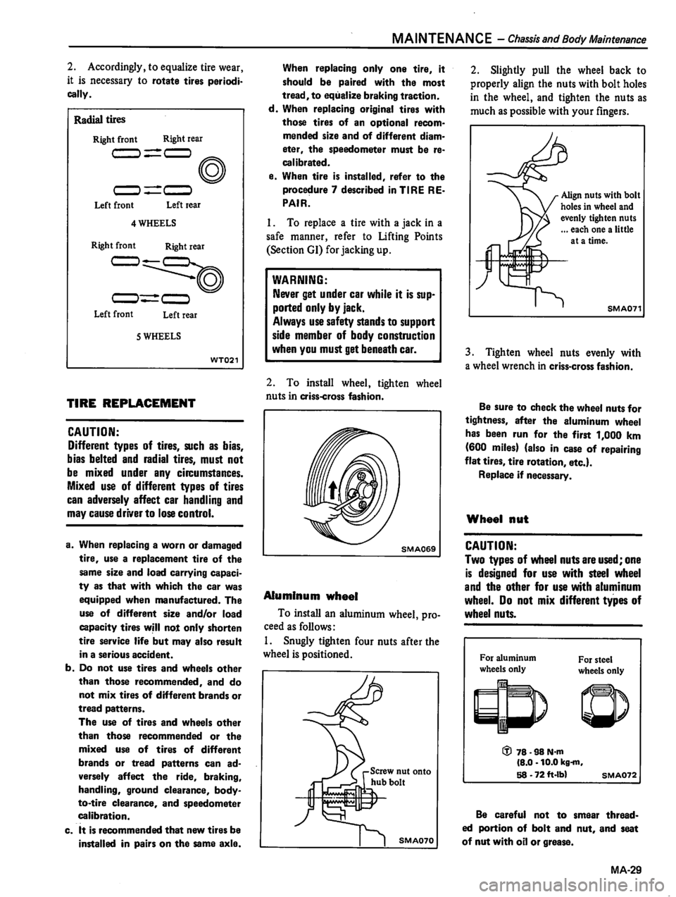 DATSUN 310 1981 Service Owners Guide DATSUN 310 1981 Service Owners Guide
