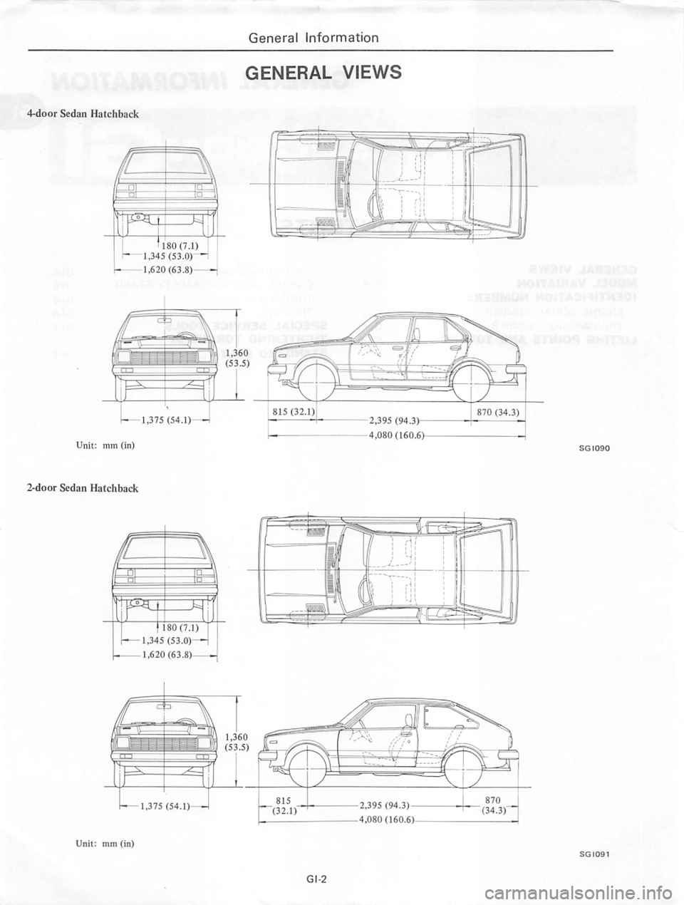 DATSUN 310 1981  Service Repair Manual 